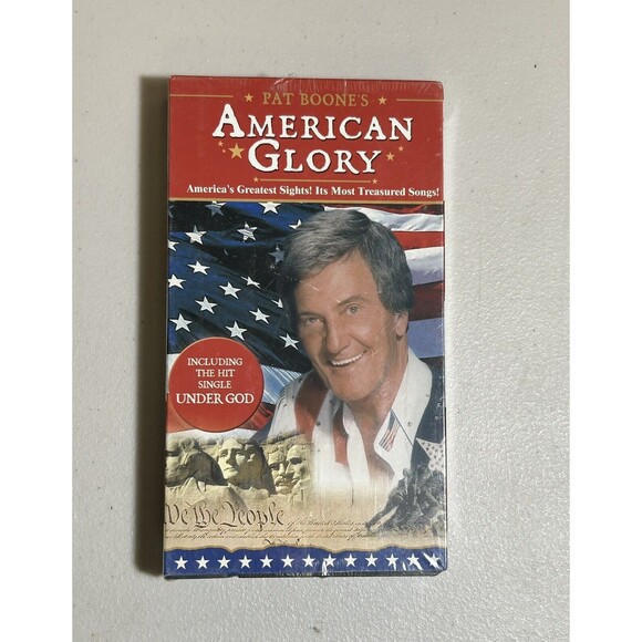 American Glory by Pat Boone VHS New Sealed American Patriotic Pride Songs - Picture 1 of 3